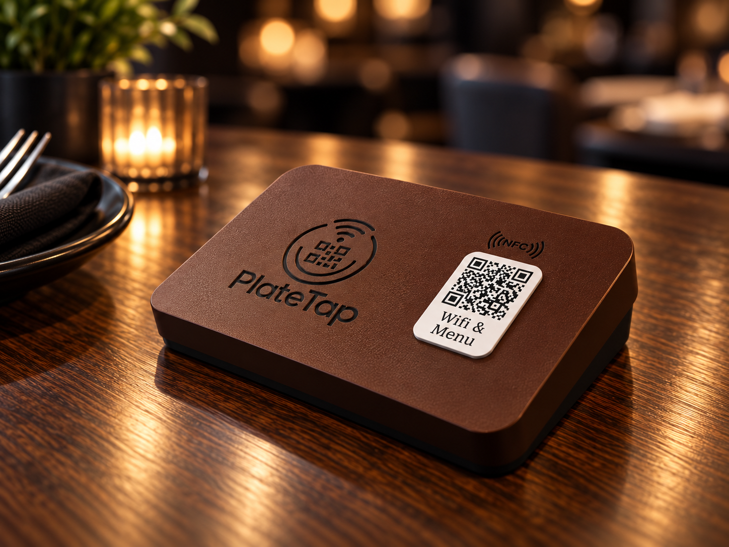 מחזיק מפתחות NFC ממותג של PlateTap